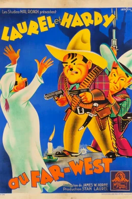Affiche du film Laurel et hardy au far west