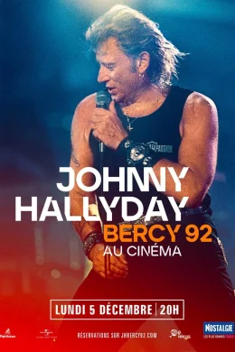 Affiche du film Johnny Hallyday - Bercy 1992 au cinéma