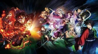 Affiche du film : Demon Slayer: Kimetsu no Yaiba - En route vers l'entraînement des piliers